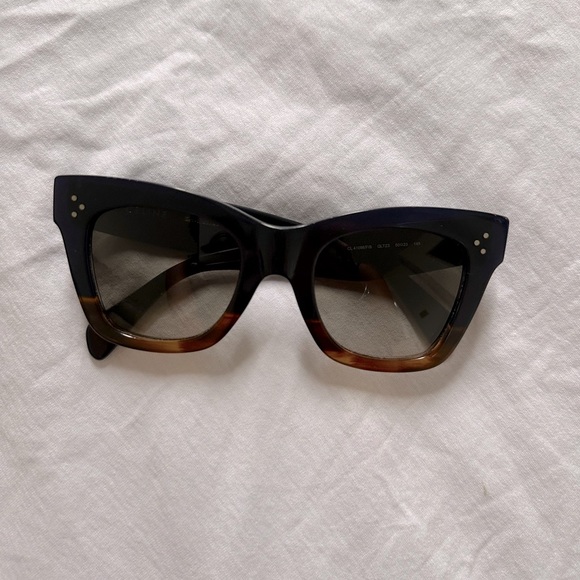 CELINE, Womans sunglasses, Dark Navy (almost appears black) and fades to brown - Picture 1 of 10